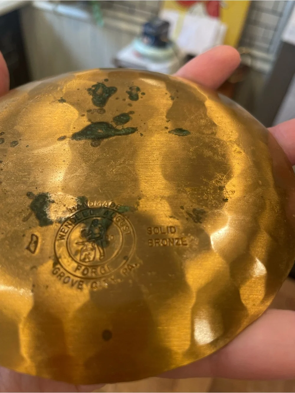 Vintage Wendell August Forge Duck Dish - Brass